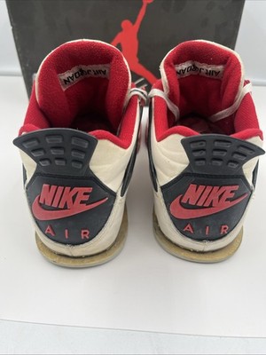 1989 Nike Air Jordan 4 OG Fire Red 4364 - Size 12 Org Box And Tag