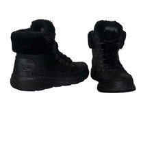 Skechers Ankle Boots Womens Black Size UK 5 EU 38 Glacial Ultra Woodlands 144202