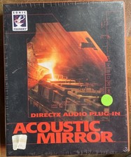 Sonic Foundry Acoustic Mirror DirectX Plug-In SEALED NOS Vintage Audio Software