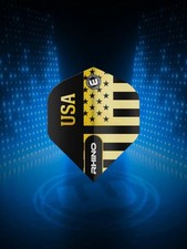 Winmau Rhino Black  Gold Flag - USA Extra Thick Standard