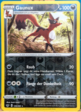 POKEMON - Schwert & Schild - Gaunux - 126/202 - REVERSE HOLO - deutsch
