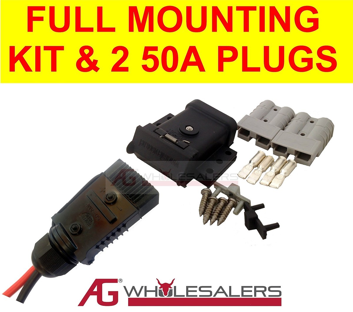 Yellow 2 Gangs Electrical Plugs, Outlets & Covers Anderson Plug ...