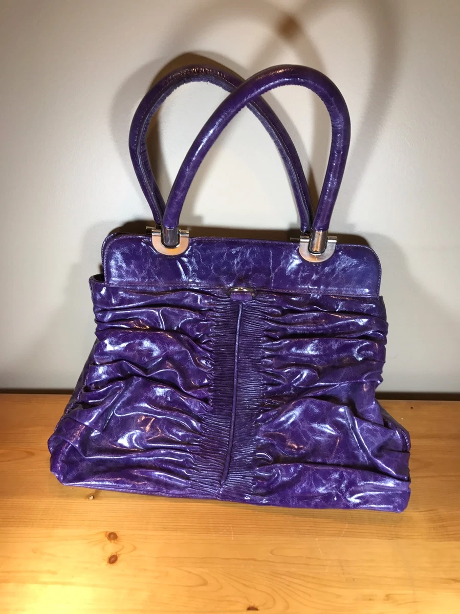 Le Chateau Purple Purse Bag Handbag Retro Vintage 90 s 1990 s Style Unique