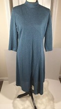Cato Blue Long Sleeve Dress Size Large