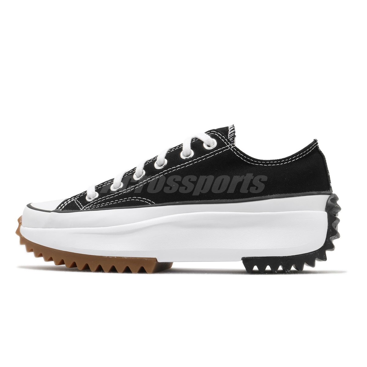 むっちょん Converse Run Star Hike Low OX Black Gum Men Unisex Casual