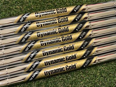 NEW True Temper Dynamic Gold X7 X Seven Iron Shaft Set - .355 Taper Tip