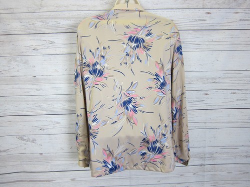 Blusa vintage para mujer Alfred Dunner cuello floral de manga larga talla: 14 - Imagen 4 de 7