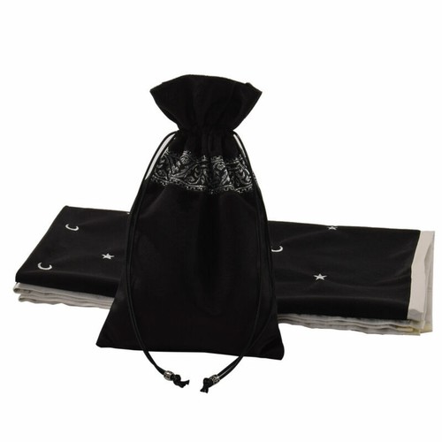 Divination Cards Wicca Cloth Altar Tarot Tablecloth 28.7" Square Embroidered - Picture 8 of 14