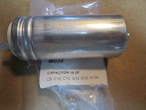 GLOBE CHEFMATE G10,G12,G12A,G12Q CAPACITOR 16UF OEM# M039 - 第 1/1 張圖片