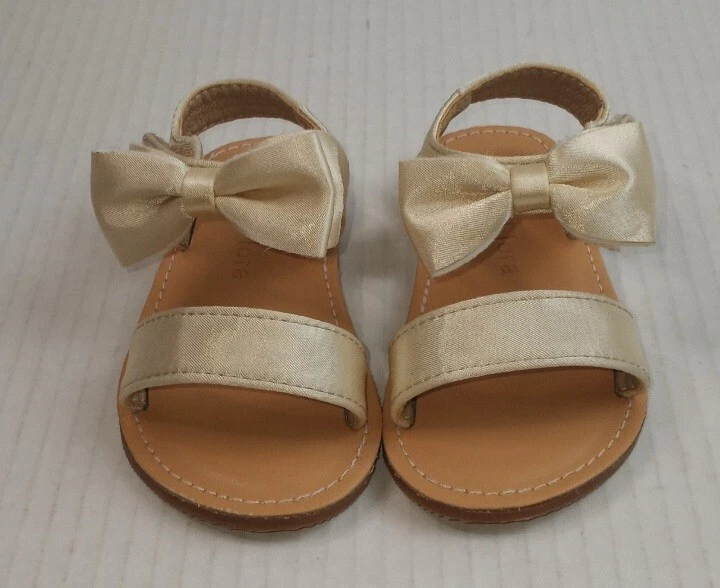 Sandalias Felix & Flora Marfil Satinado Lazo Talla 13,5 cm/7C Foto 2 de 4