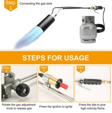 LPG Gas Propane Weed Burner Torch Flame Thrower 500,000 BTU W/2m Hose Pipe Kit — image 10