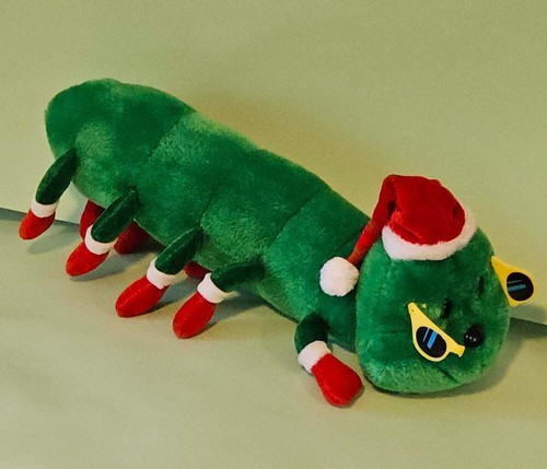 Plush Soft Toy 14"L Caterpillar Stuffed Animals Kids Baby Toddler