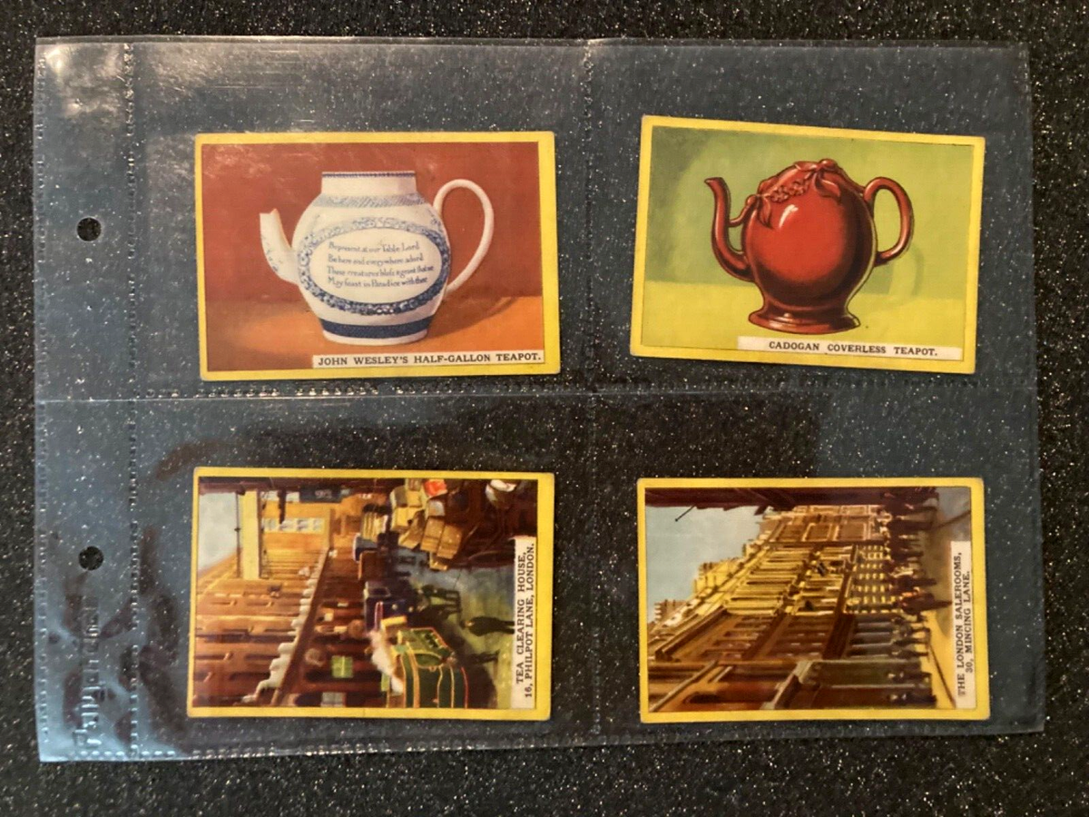 1925 CWS TRADE 12 CARD SET. THE STORY OF TEA BLUE | eBay