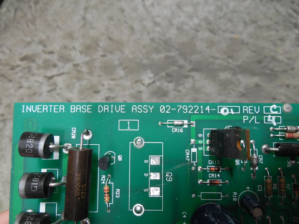 USED Liebert 02-792214-01 Inverter Base Drive Board Rev. C P/L 4 - Image 3 of 3