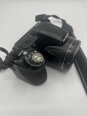 Nikon CoolPix L820 30x Optical Zoom 16MP Black Digital Camera READ