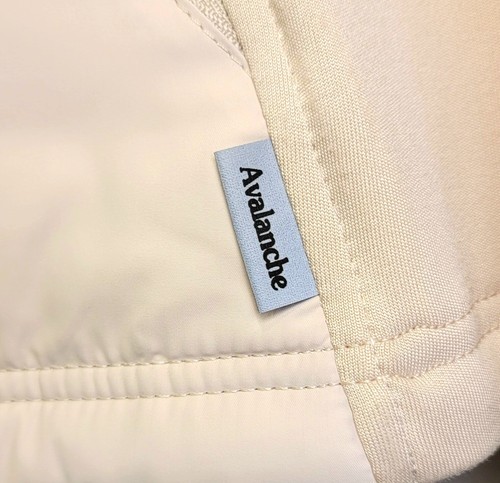 Avalanche Outdoor Supply Reflective Quilted Jacket Pockets Full Zip Large Beige - Picture 19 of 20