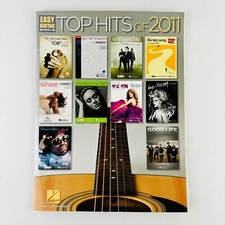 Hal Leonard Top Hits Of 2011 - Easy Guitar Songbook With Tab Sheet Music Book