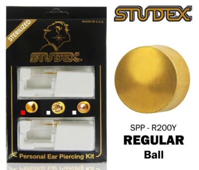 Studex Personal Ear Piercing Kit with Pre Loaded Gold Plated Piercing Studs  - Main Image