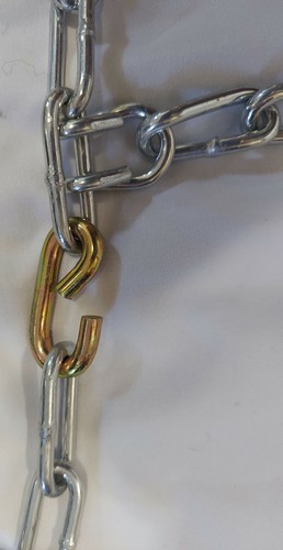 Grizzlar GTU-244 Garden Tractor Snowblower Tire Chains Ladder 2 link 15x6.00-6 - Picture 5 of 8