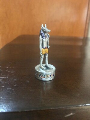 Bronze Egyptian Anubis Collectible Statue Hand Crafted Finley Detail 