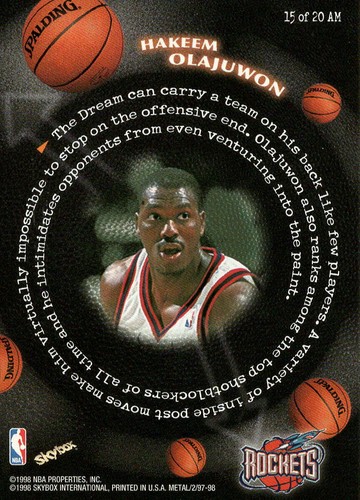 1997-98 Hakeem Olajuwon - Base & Inserts - Pick from List - Complete Your Set - Picture 23 of 73