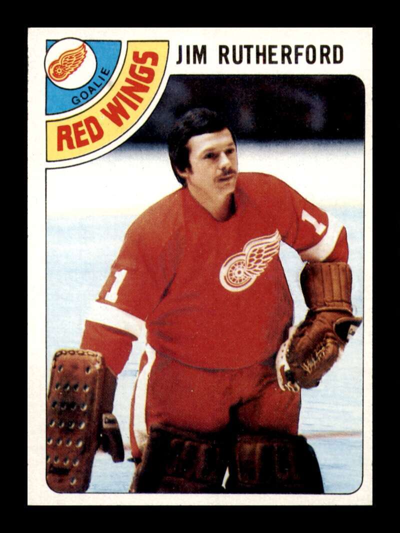 1978-79 Topps Jim Rutherford #74 Detroit Red Wings NM OR BETTER