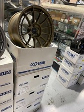 4x Enkei Nt03rr Wheels 18x10.5 15 Offset 5x114.3 Titanium Gold Bronze Jdm Evo
