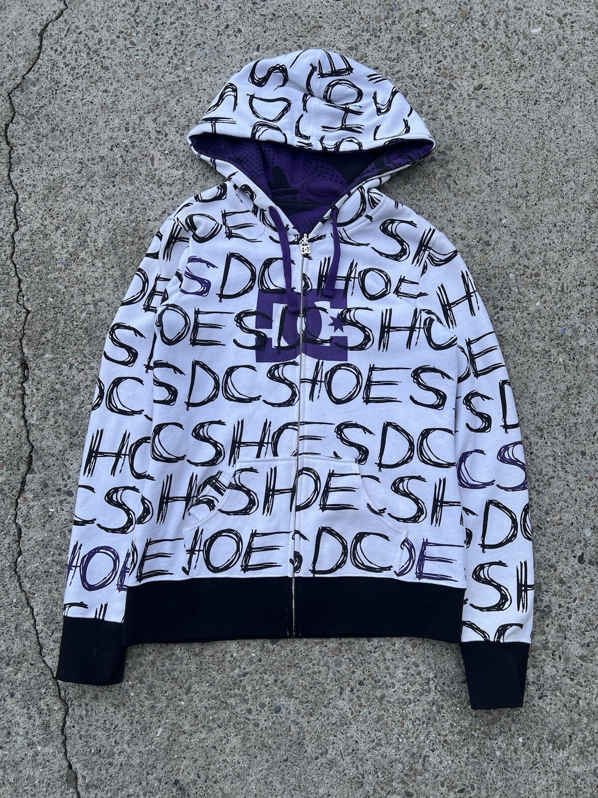 Y2K Rare Reversible DC Thermal Full Zip Jacket