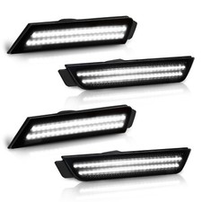4pcs White Fender Smoked Side Marker Light For Chevy Camaro 2010-2015 4pcs White Fender Smoked Side Marker Light For Chevy Camaro 2010-2015