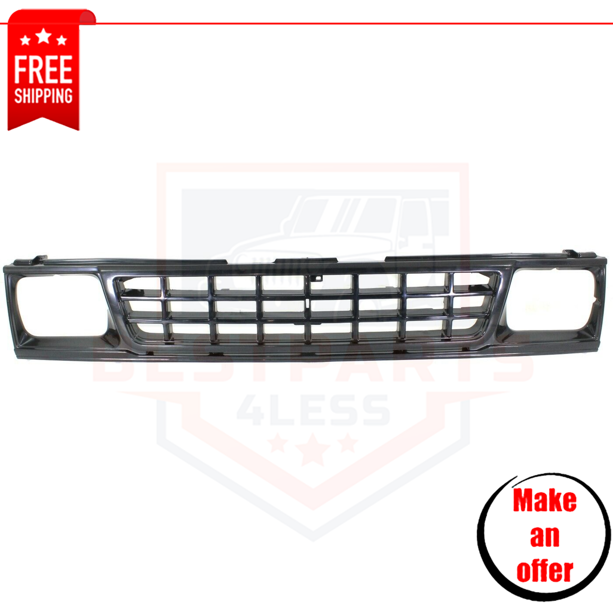 Grille plastic shell w/insert for 1990-1992 Mitsubishi Mighty Max