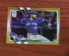 2021 Topps #556 Tom Hatch Gold Foil Parallel Rookie Card Toronto Blue Jays