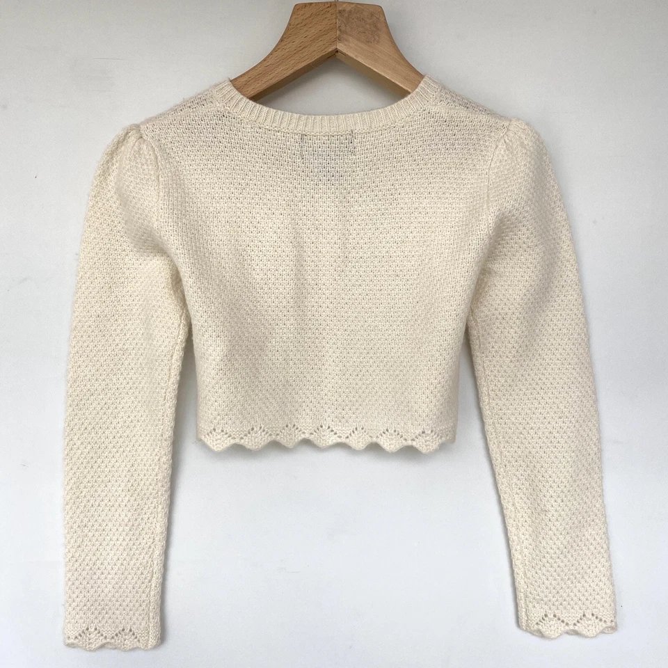 Cárdigan Tejido Ralph Lauren Polo Bebé Crema Floral Detalle Talla 5/115/60 12 Meses Foto 2 de 4