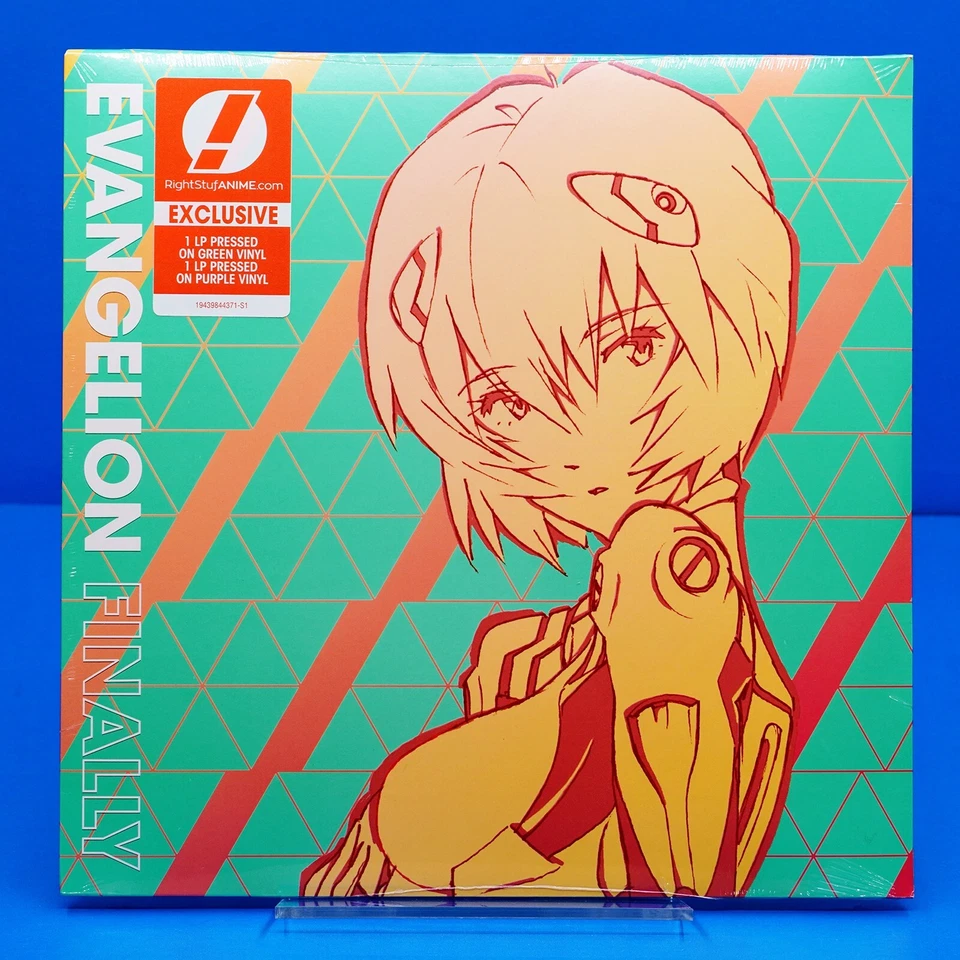 Neon Genesis Evangelion Finally Vinyl Record Soundtrack 2 LP Green Purple - Image 2 of 3