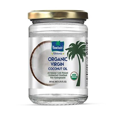 Aceite de Coco Extra Virgen 100% Orgánico Cocina,Pelo, Aceite para la Piel