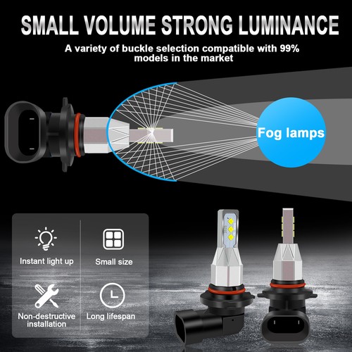 For Ford Explorer 2002 2003 2004 2005 Combo LED Headlights Fog Light Bulbs Z8QC - 第 20/20 張圖片