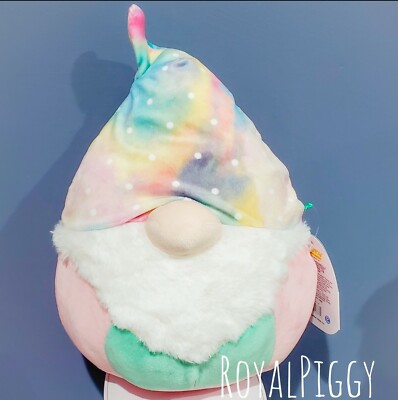 Squishmallow Rayford pink gnome 8'' Kellytoy Soft Plush Holiday Valentines gift