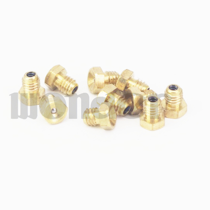 LOT 20 M6 x 1mm Metric male Flush Grease Zerk Nipple Fitting For grease