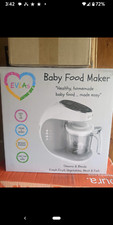 Evlas Baby Food Maker. White, steam and blend, works perfect 3 times
