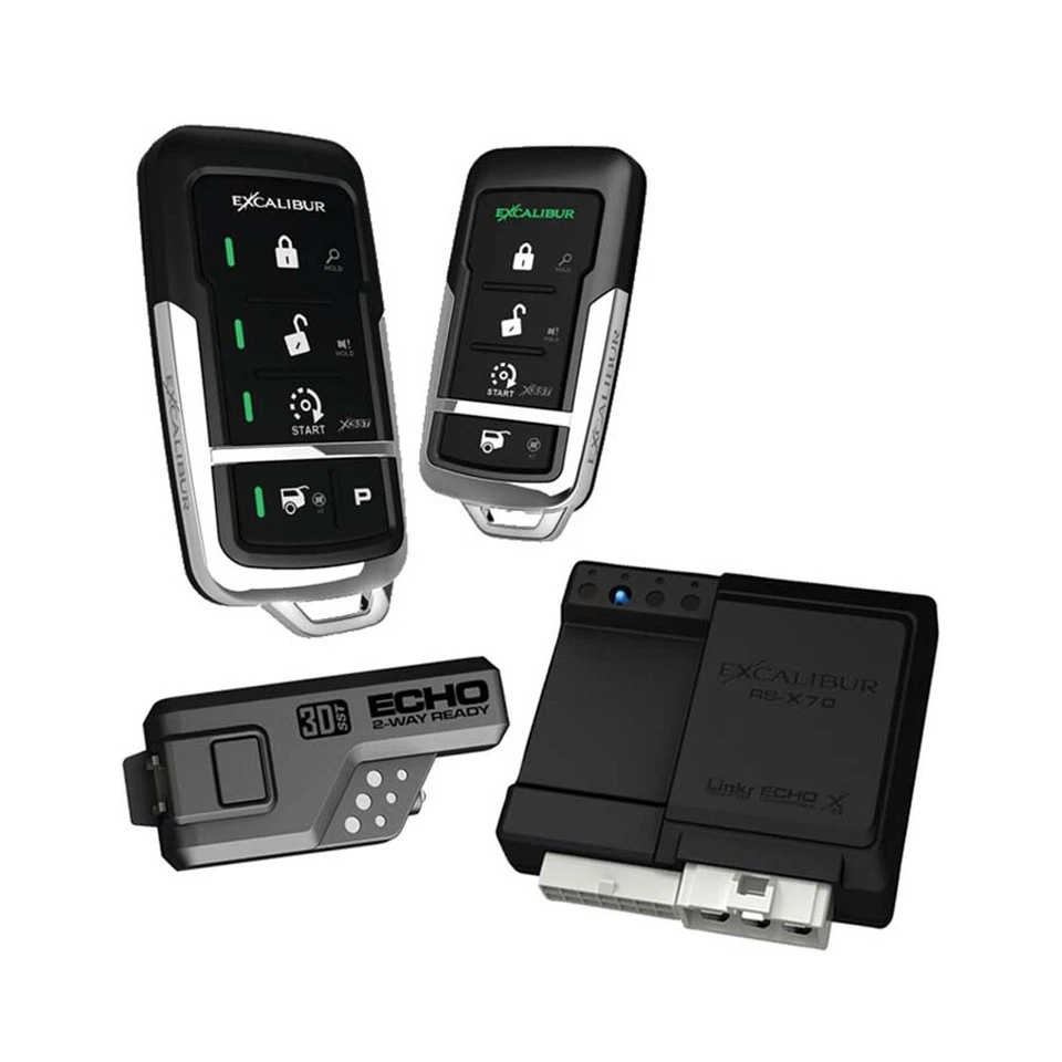 Excalibur RS-475-3D 2-Way 5 Button Keyless & Remote Start System 3000 Ft. Range - Image 2 of 3