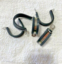 1  1/4"  LOOM/HOSE/WIRE CLAMP,  Neoprene Cushioned Cover, Stainless Steel  5 pcs