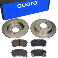 QUARO Bremsscheiben + Bremsbeläge Hinten für HYUNDAI i10 PA KIA Picanto TA SA