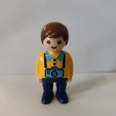 Vintage 1990 Play Mobile Figur - Tourist mit Kamera - Play worn