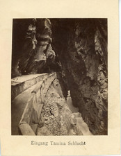 Switzerland, Tamina Schlucht, Entrance Vintage Albumen Print, Albumen Print 