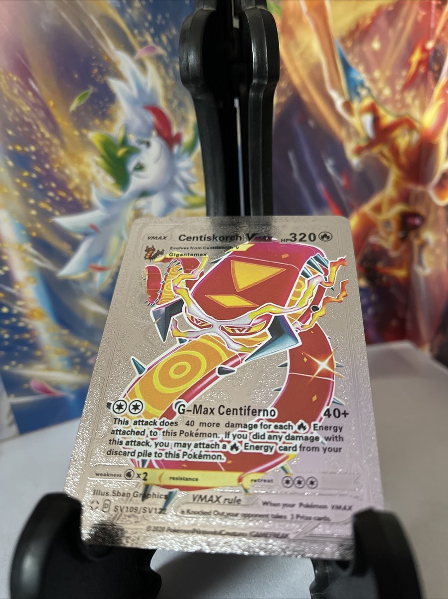 超希少品【ポケモンカードファンクラブ限定】ニューセンチュリープレゼント 💥Centiskorch Vmax💥 Silver Foil Gmax Centiferno🔥Fan Art 🔥NM | eBay