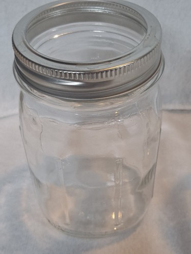 Lot of two Ball ribbed mason jars 1923-1933 clear Excellent condition - Picture 4 of 6