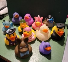 13 / 2" x 2" Rubber ducks