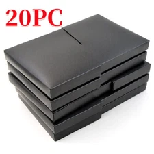 20PC Black Dust Covers For Nintendo NES Game Cartridge Sleeves Cases Plain Lots