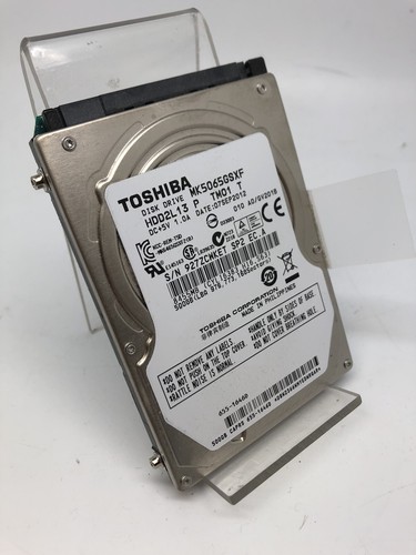 Internal Hard Drive 2,5 Inch HDD 500GB Toshiba Model MK5065GSXF Used - 第 2/5 張圖片