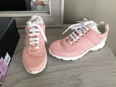 chanel high top sneakers pink