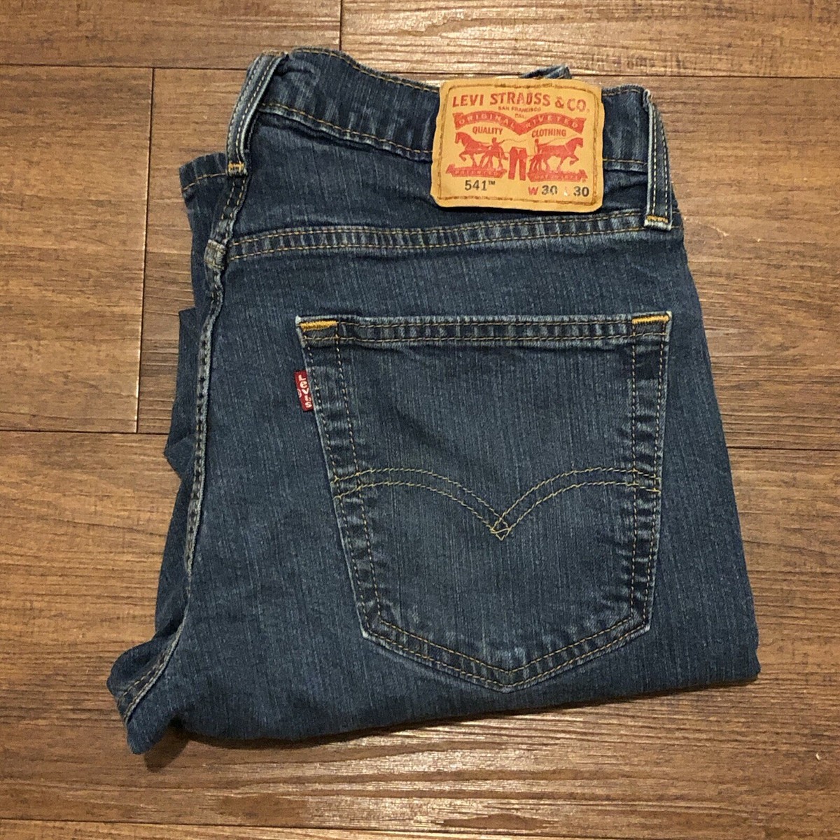 Levi's LEJ 541 デニム 30 30 ダークブルー　セットアップ Levi´s LEJ 541 デニム 30 30 ダークブルー セットアップ